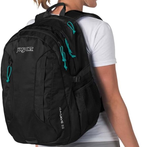 NWOT JanSport Agave Backpack - 15-inch Laptop Bag, Black - Picture 2 of 6